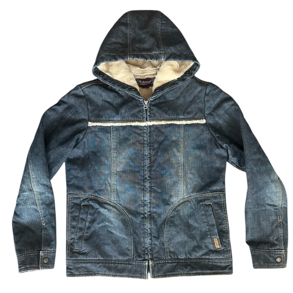 Faux Fur Lined Denim Jacket